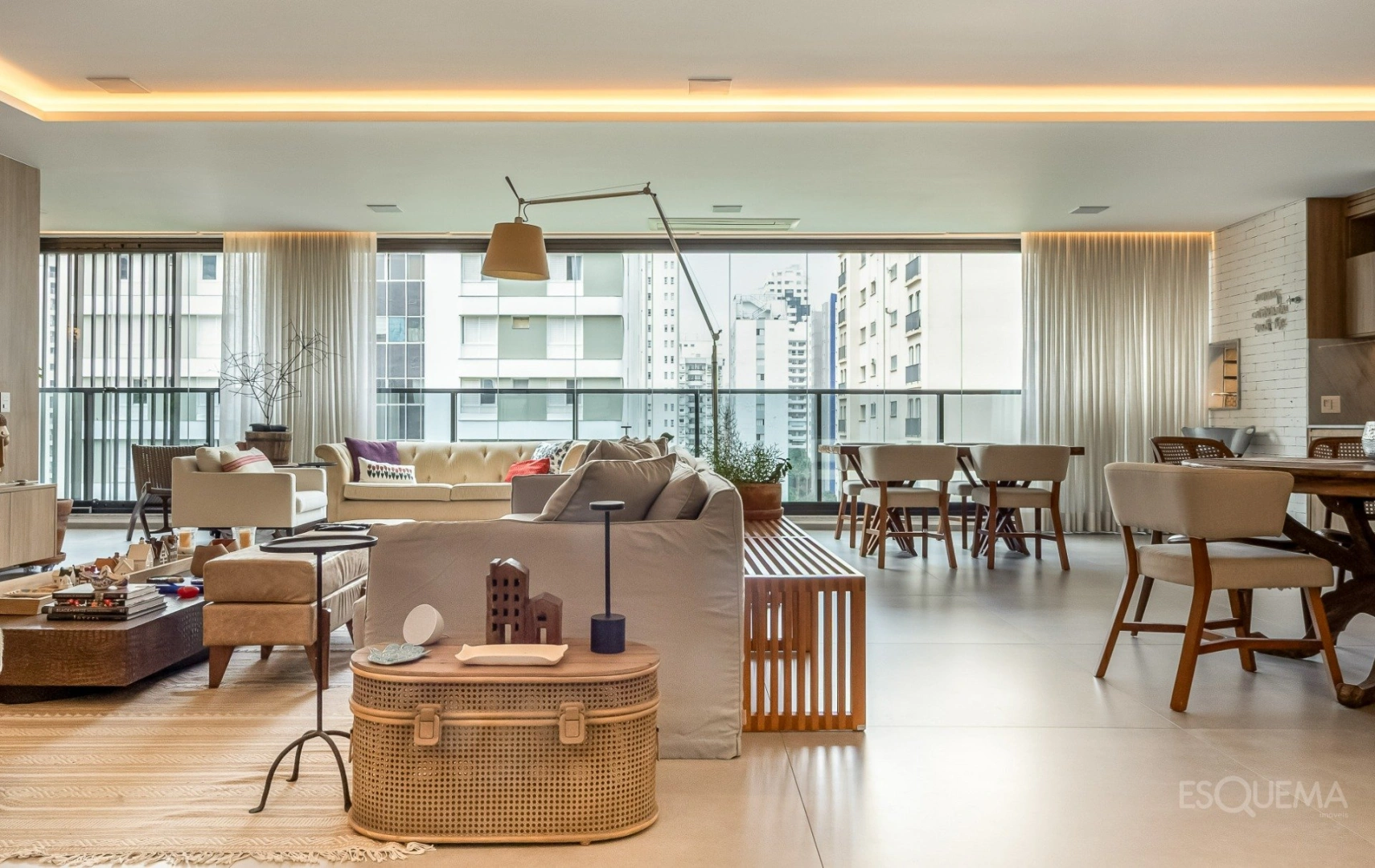 Apartamento com ambientes amplos e projeto de Gui Mattos no Brooklin - Imagem 12