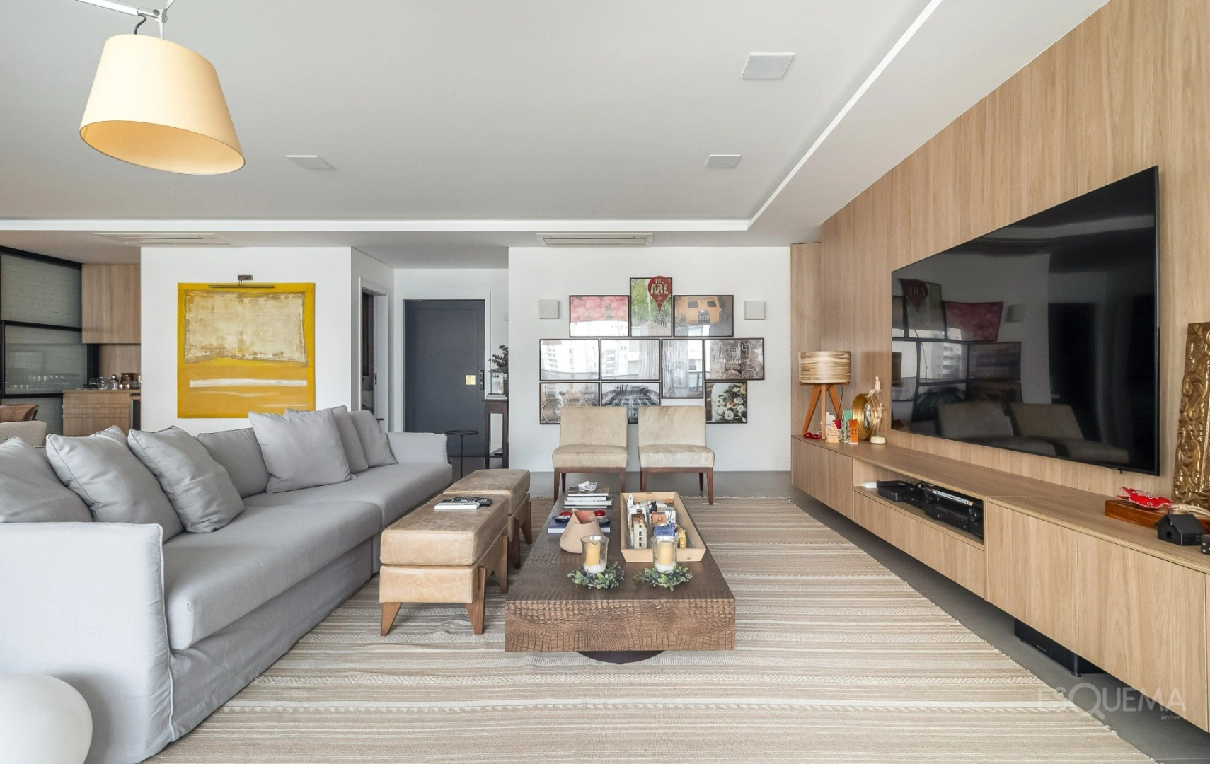 Apartamento com ambientes amplos e projeto de Gui Mattos no Brooklin - Imagem 6