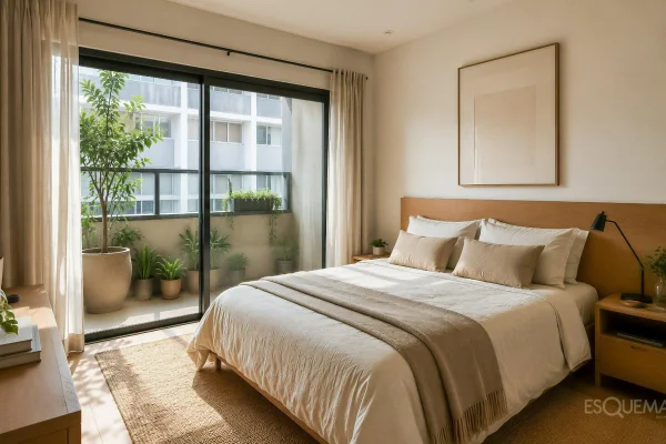 Apartamento com planta flexível e terraço nos Jardins