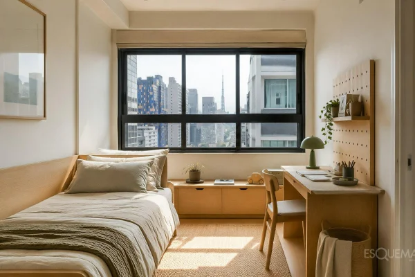 Apartamento com planta flexível e terraço nos Jardins