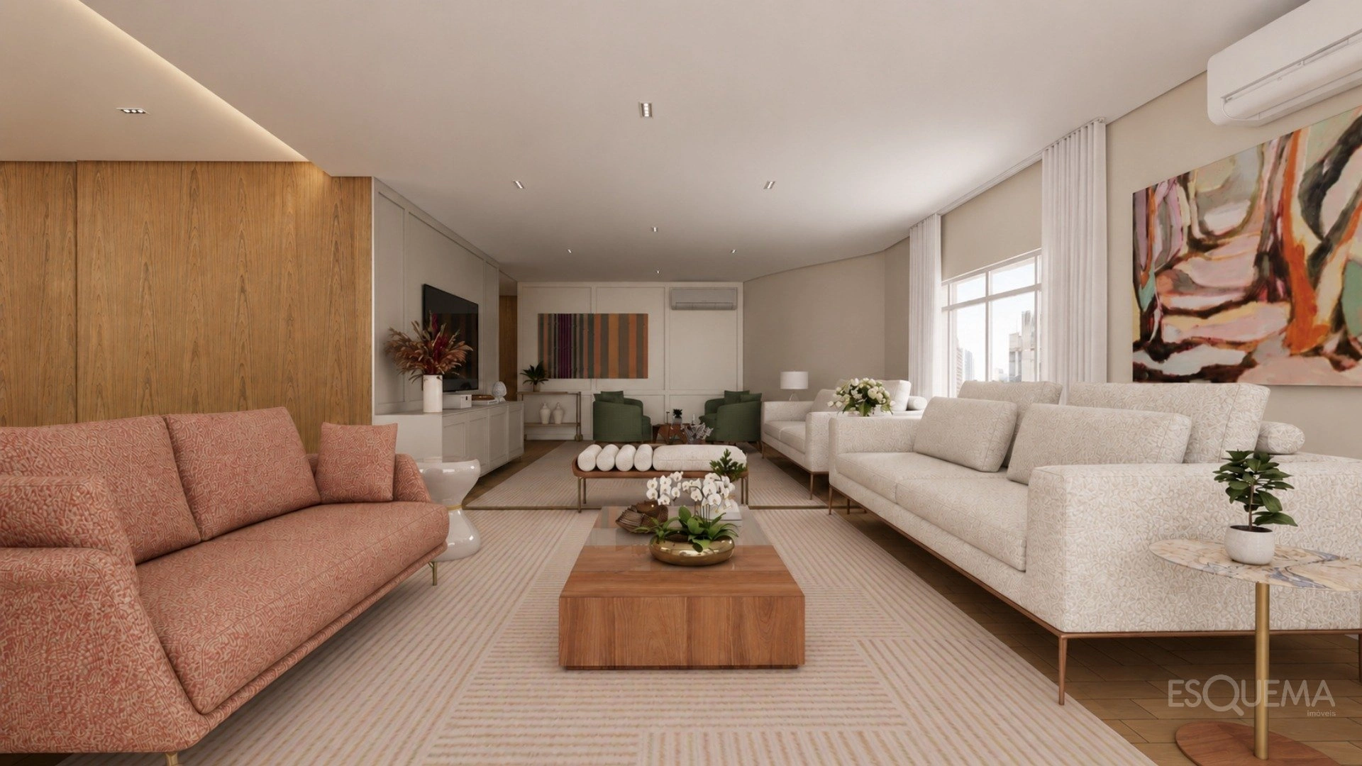 Apartamento em andar alto com 3 suítes e ambientes integrados - Imagem 1