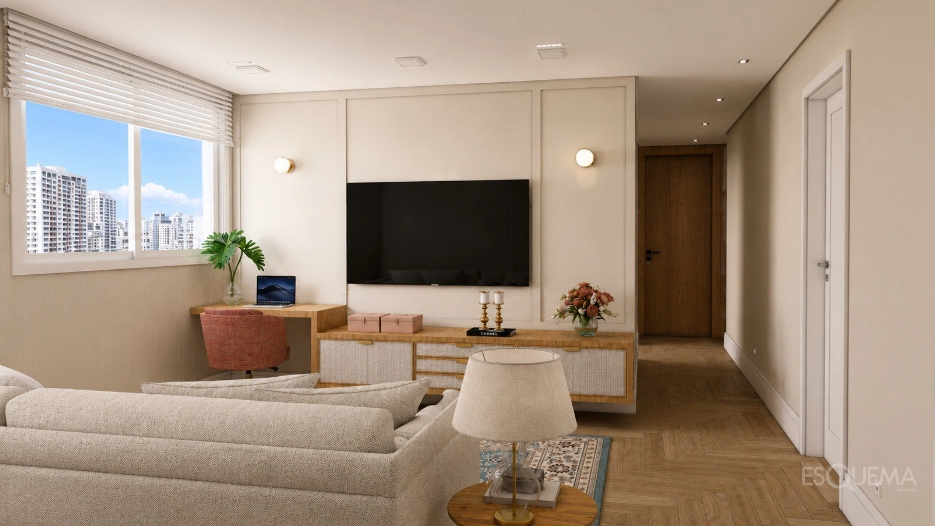 Apartamento em andar alto com 3 suítes e ambientes integrados - Imagem 4