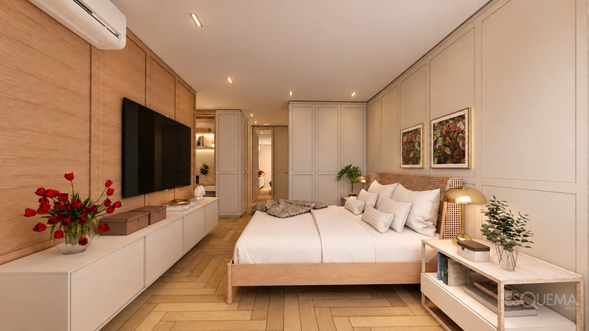Apartamento em andar alto com 3 suítes e ambientes integrados - Imagem 9