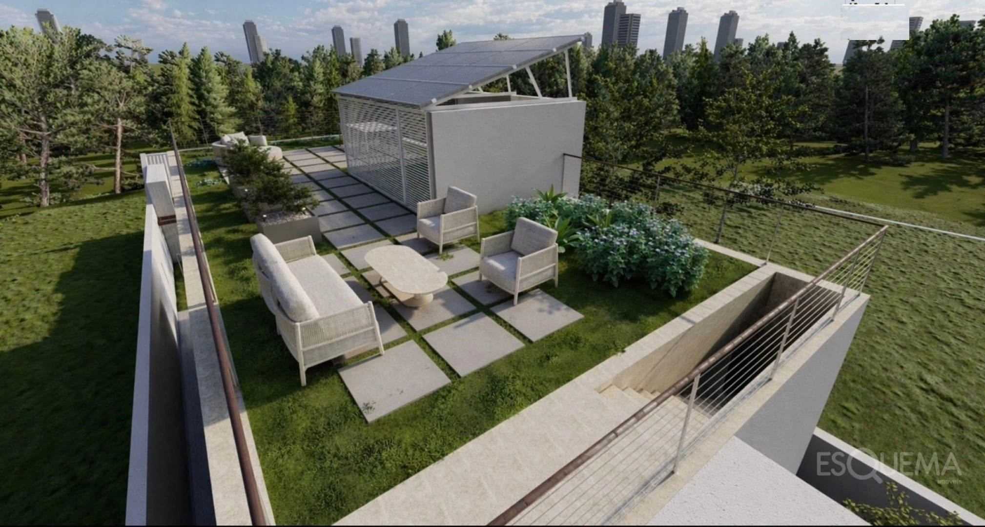 Casa contemporânea com tecnologia e lazer em rua fechada - Imagem 13