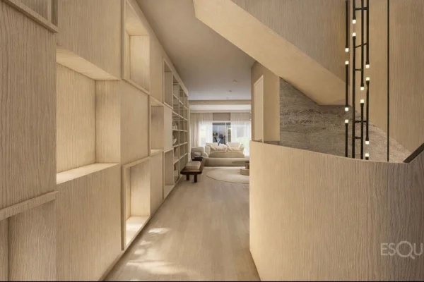 Casa contemporânea com tecnologia e lazer em rua fechada