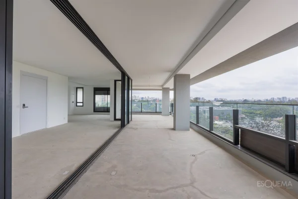 Apartamento novo com vista para o Parque Ibirapuera