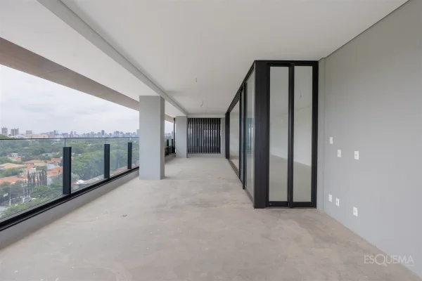 Apartamento novo com vista para o Parque Ibirapuera