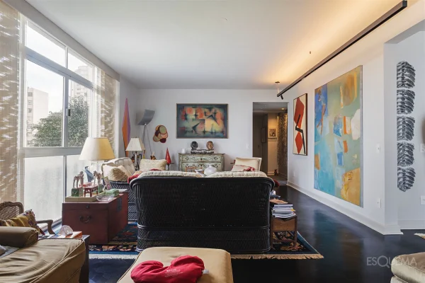 Apartamento com vista para o Clube Paulistano