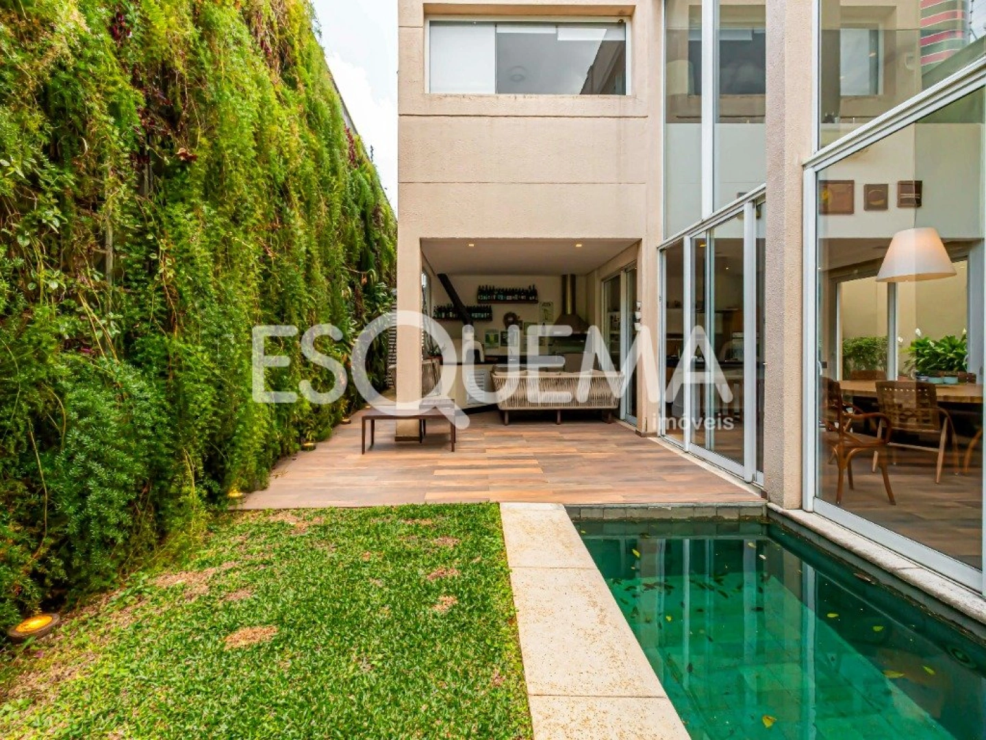 Casa com projeto contemporâneo - Imagem 1