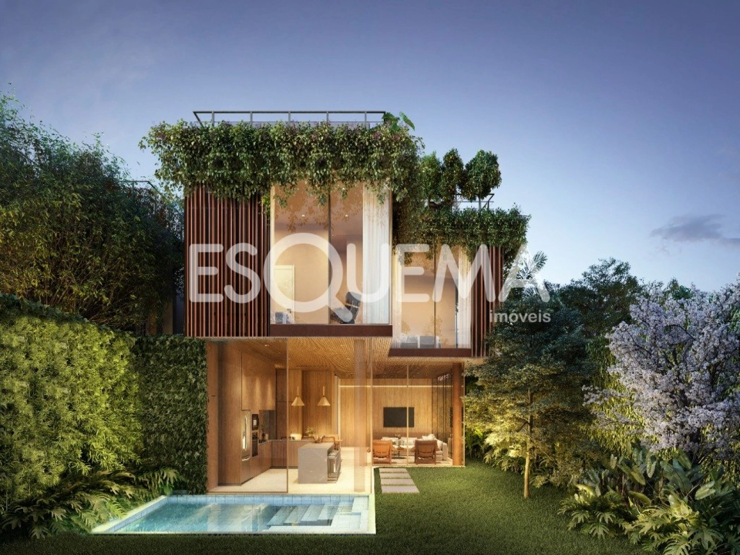 Casa em condomínio com projeto Jacobsen - Imagem 2