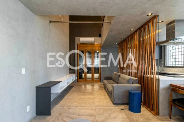 Apartamento duplex mobiliado em rua fechada com segurança